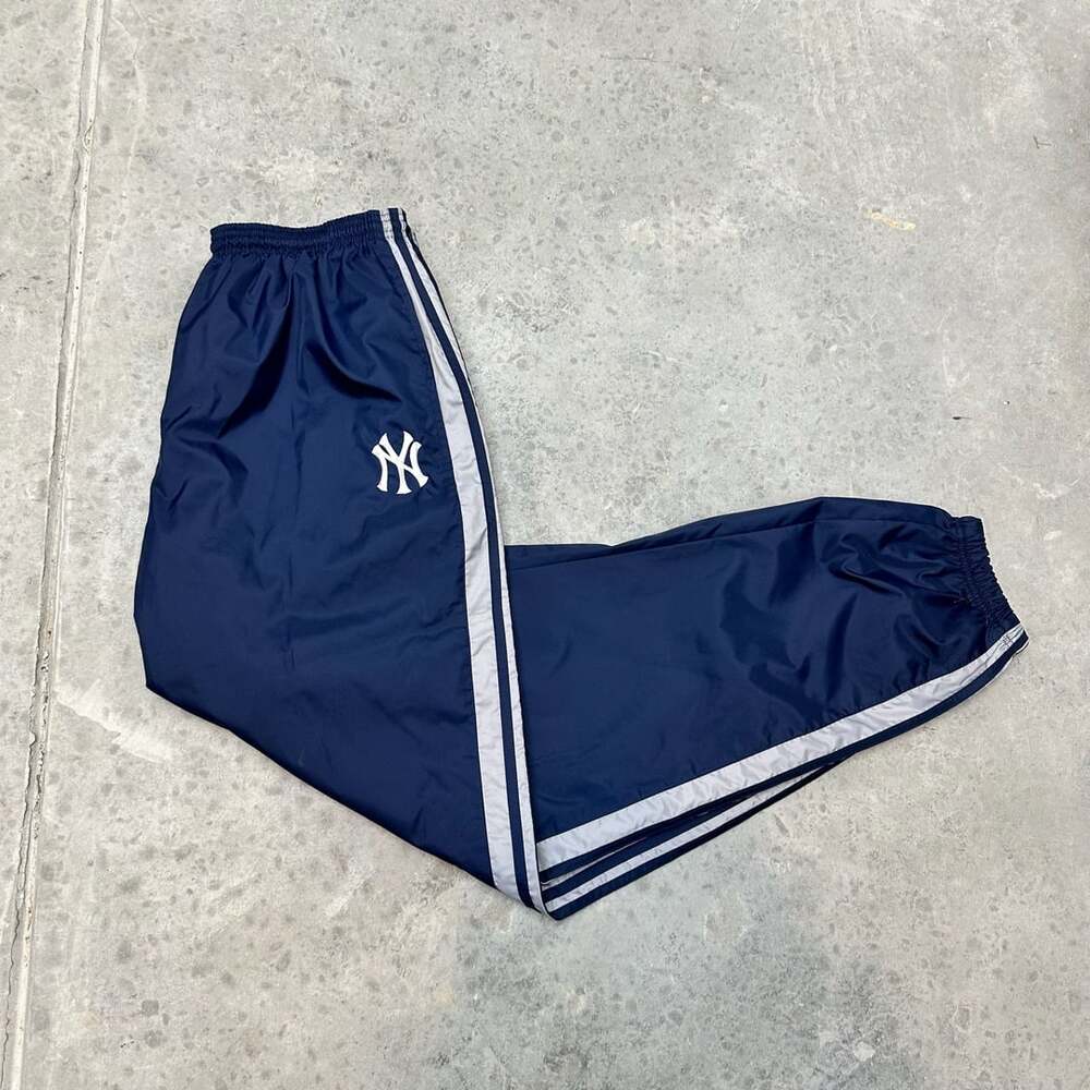 Y2K Adidas New York Yankees Track Pants - 2XL